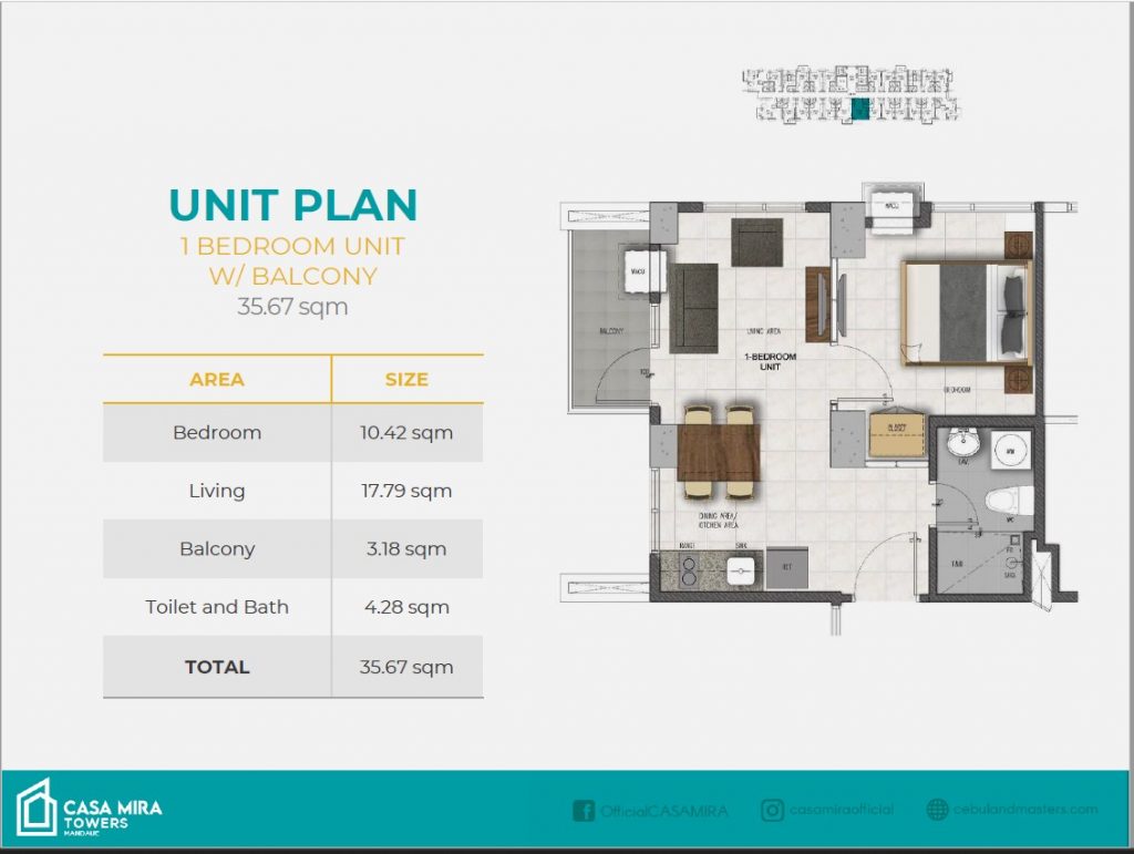 unit plan1BRwith balcony 1024x771