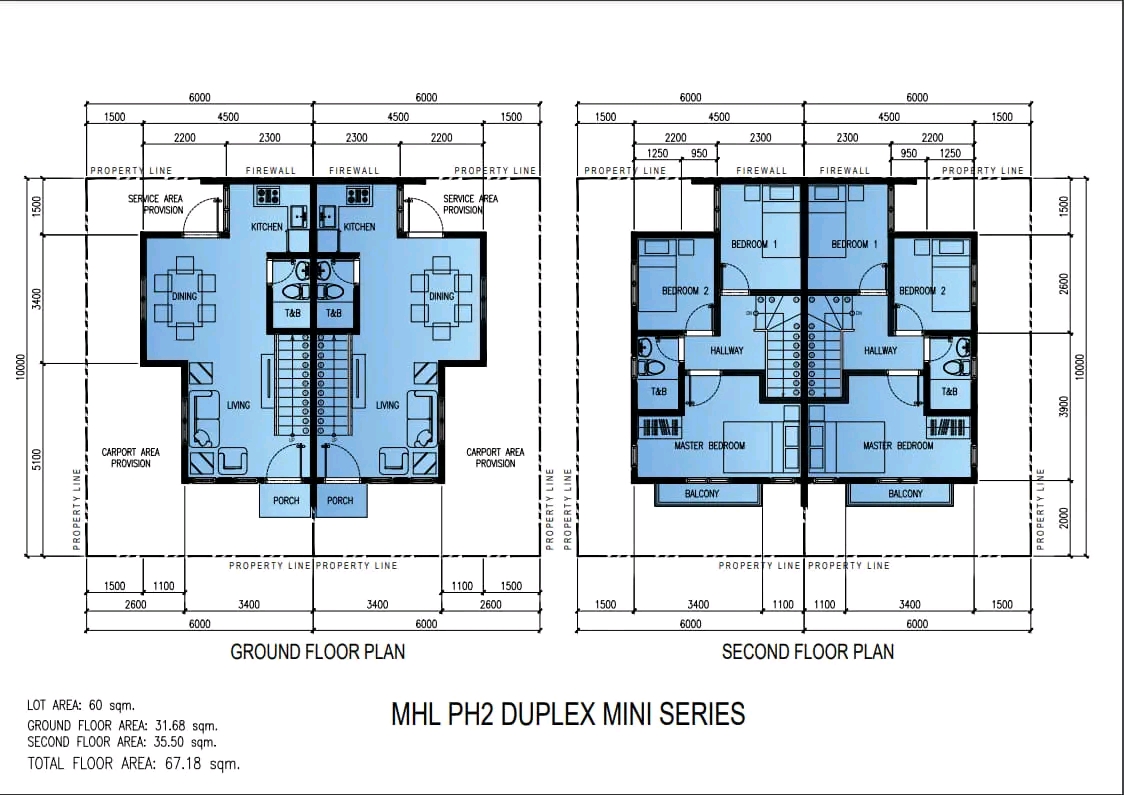 MINGLANILLA HIGHLANDS MINI SERIES TOPAZ-DUPLEX UNIT