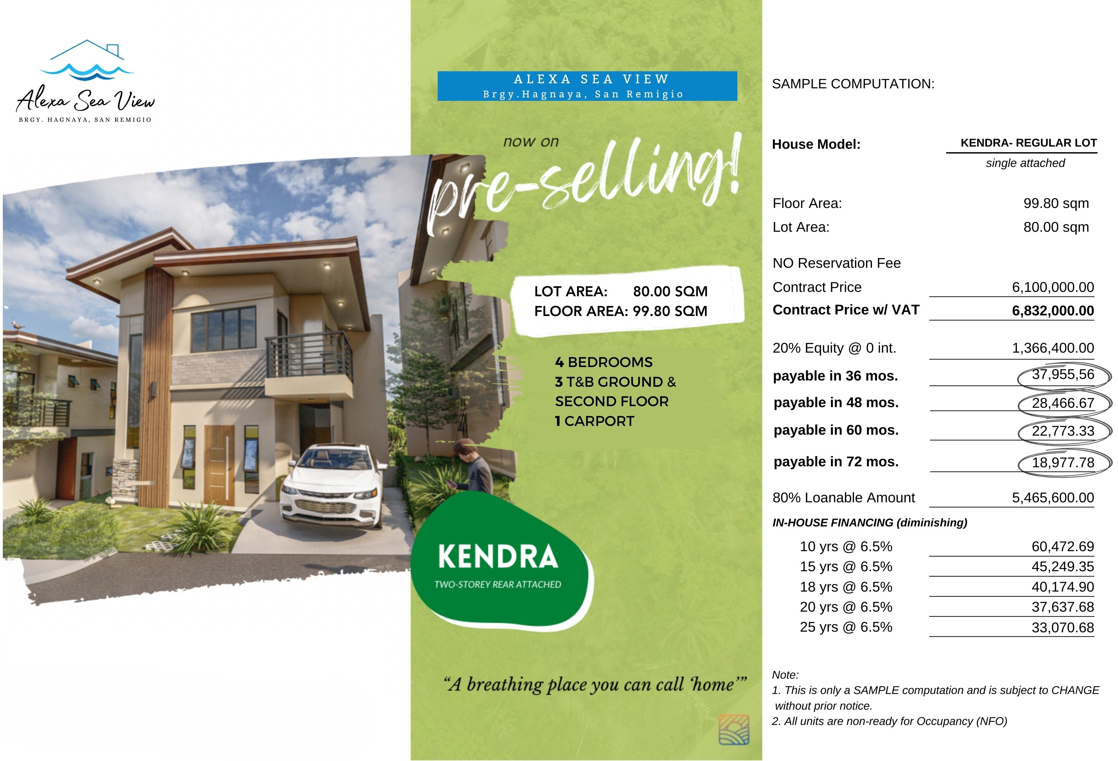 ALEXA SEAVIEW SAN REMEGIO