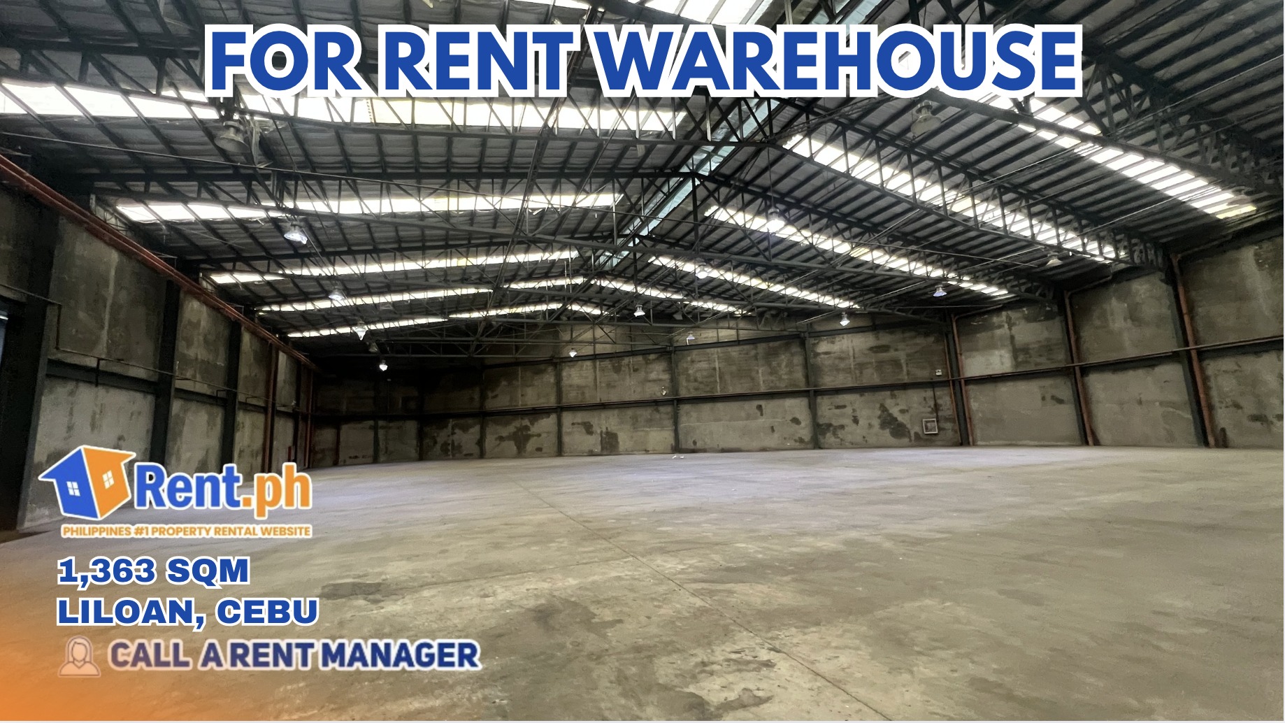 WAREHOUSE FOR RENT 1,363.37 SQM