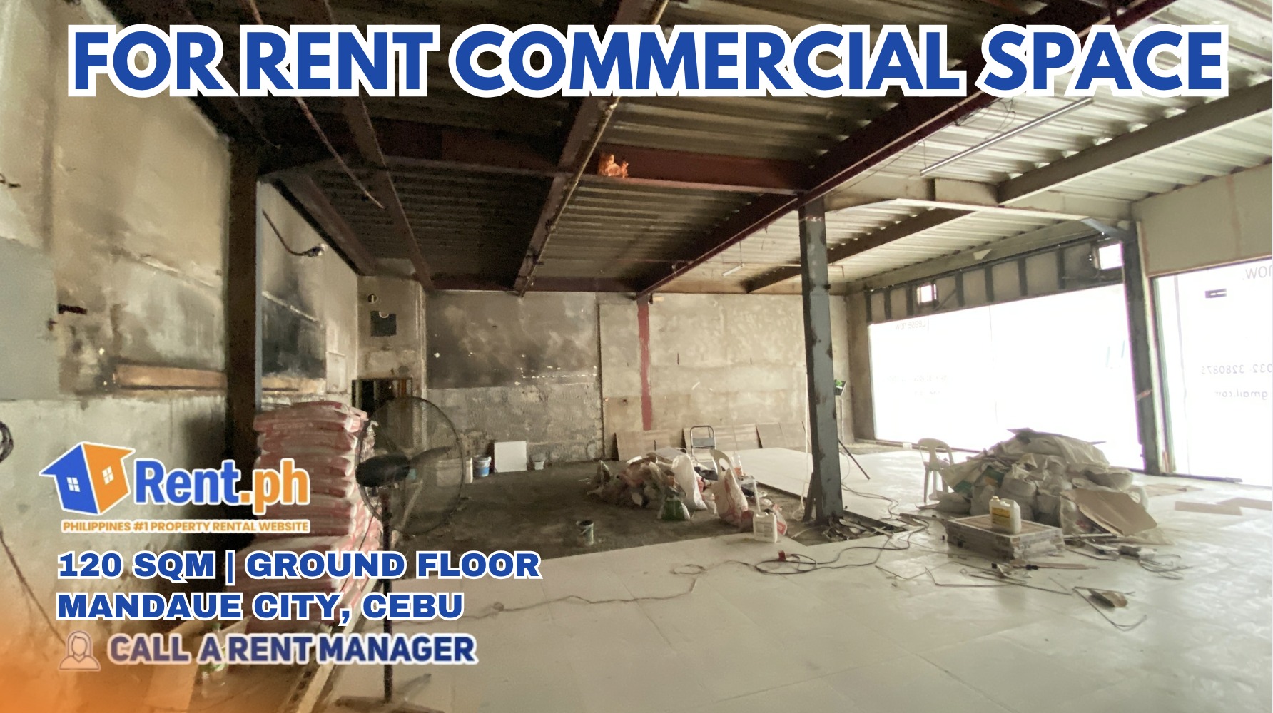 PRIME GROUND FLOOR COMMERCIAL SPACE FOR RENT