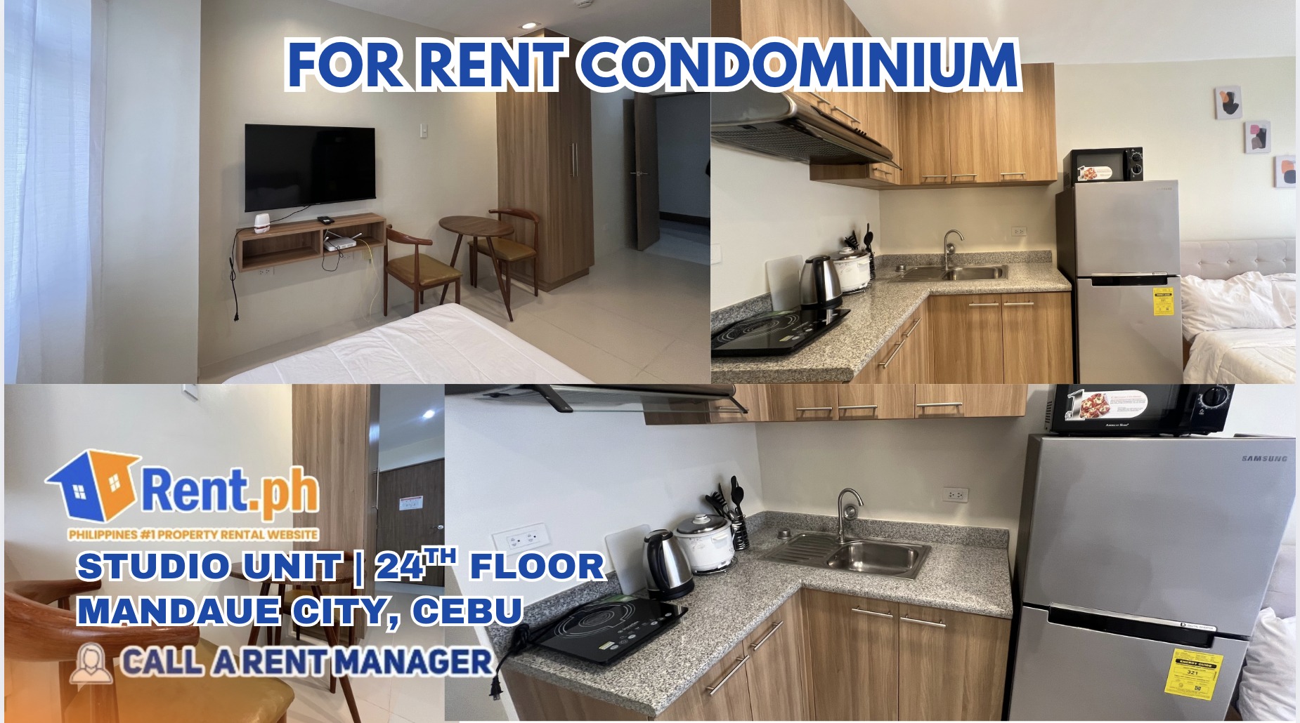 FOR RENT STUDIO UNIT CONDO