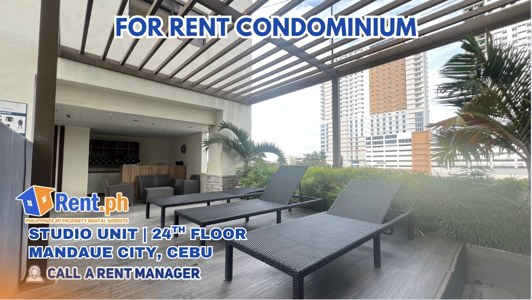 FOR RENT STUDIO UNIT CONDO