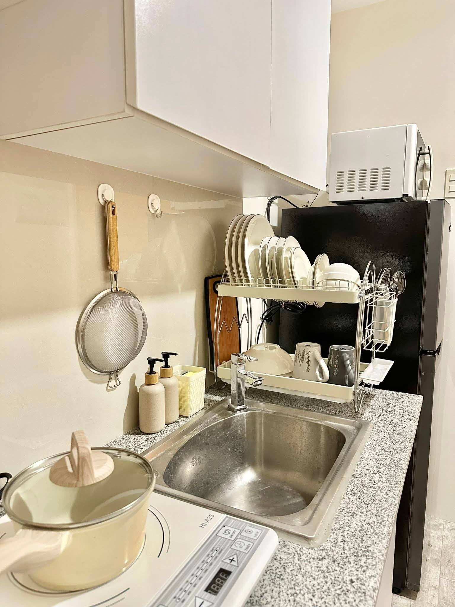 FOR RENT Fully furnished Thyme Residences Condo Unit w/ Balcony!