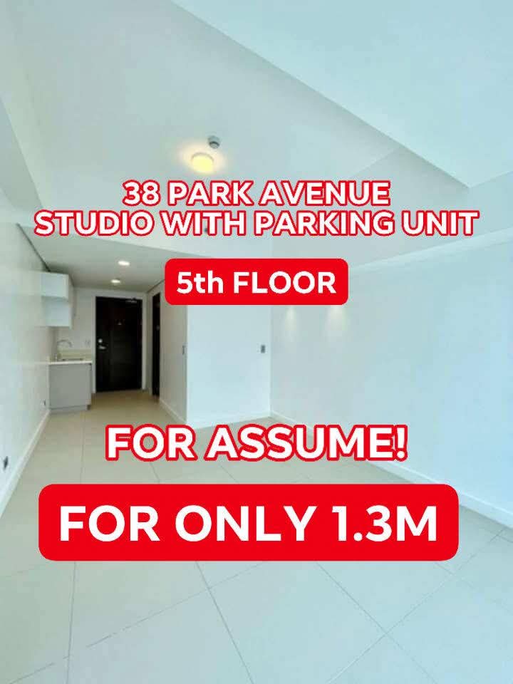 FOR ASSUME FOR SALE STUDIO WITH PARKING IN 38 PARK AVENUE